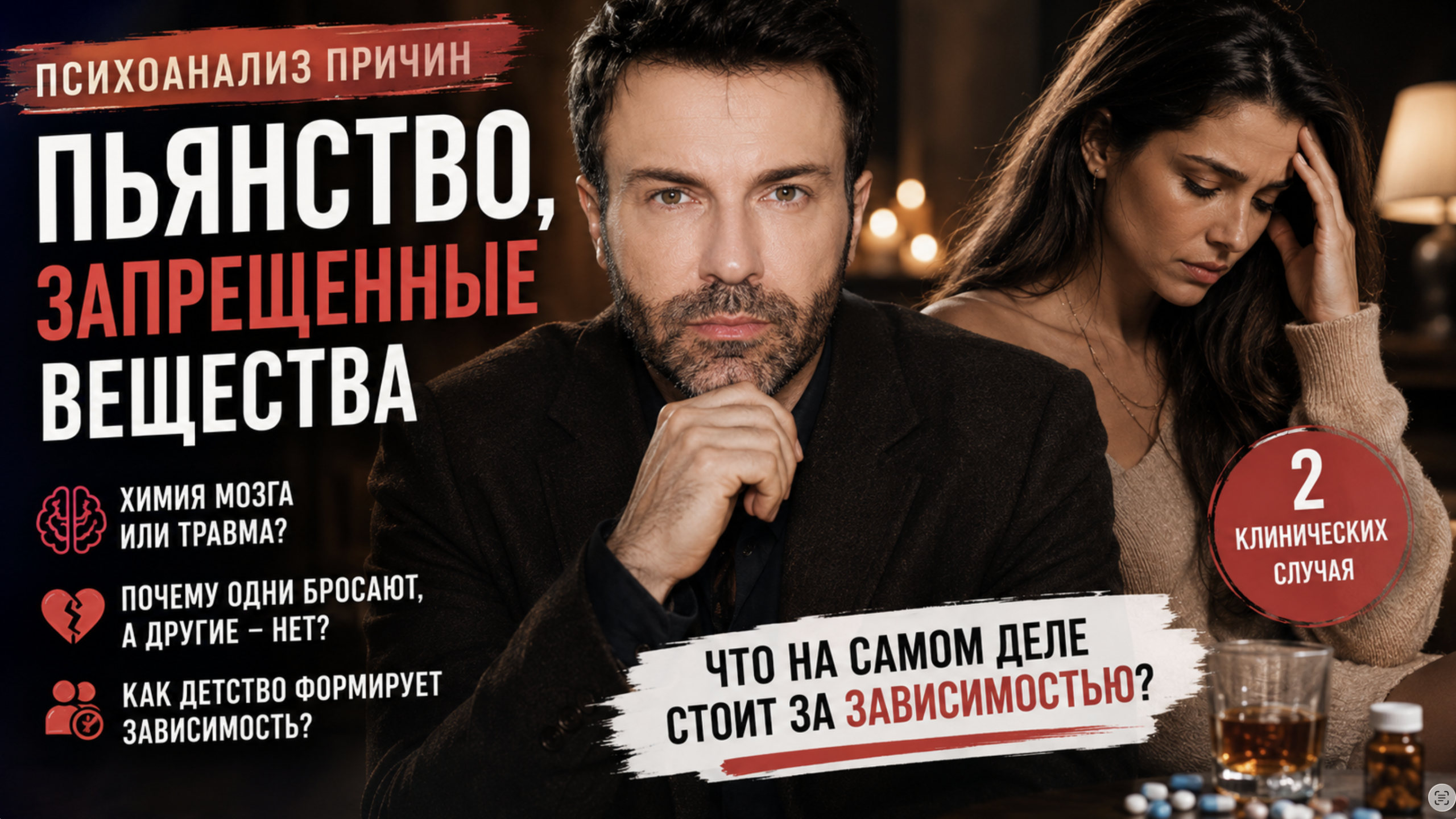 причина пьянства и зависимости от наркотиков